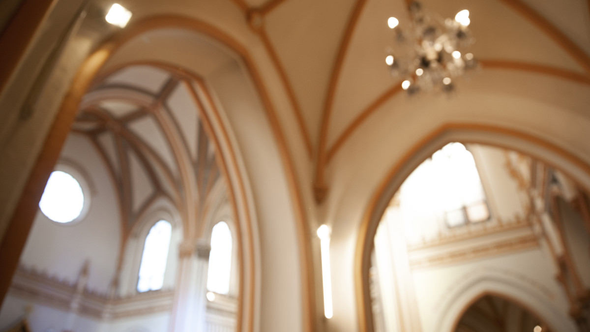 vue intérieur d'une synagogue